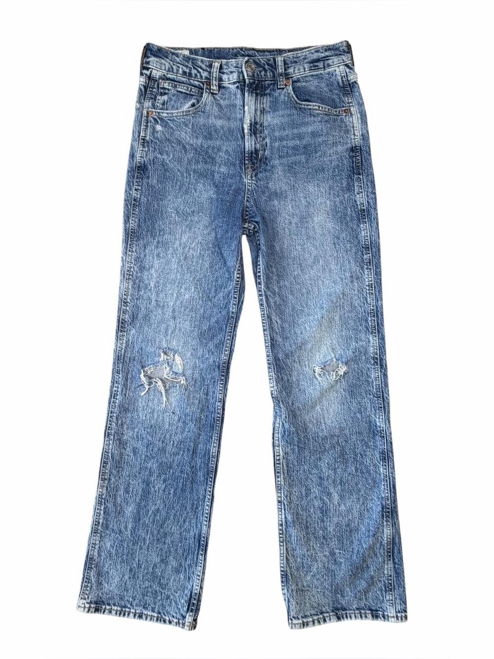 Gap Vintage Flare High Rise Distressed Jeans 28/6R